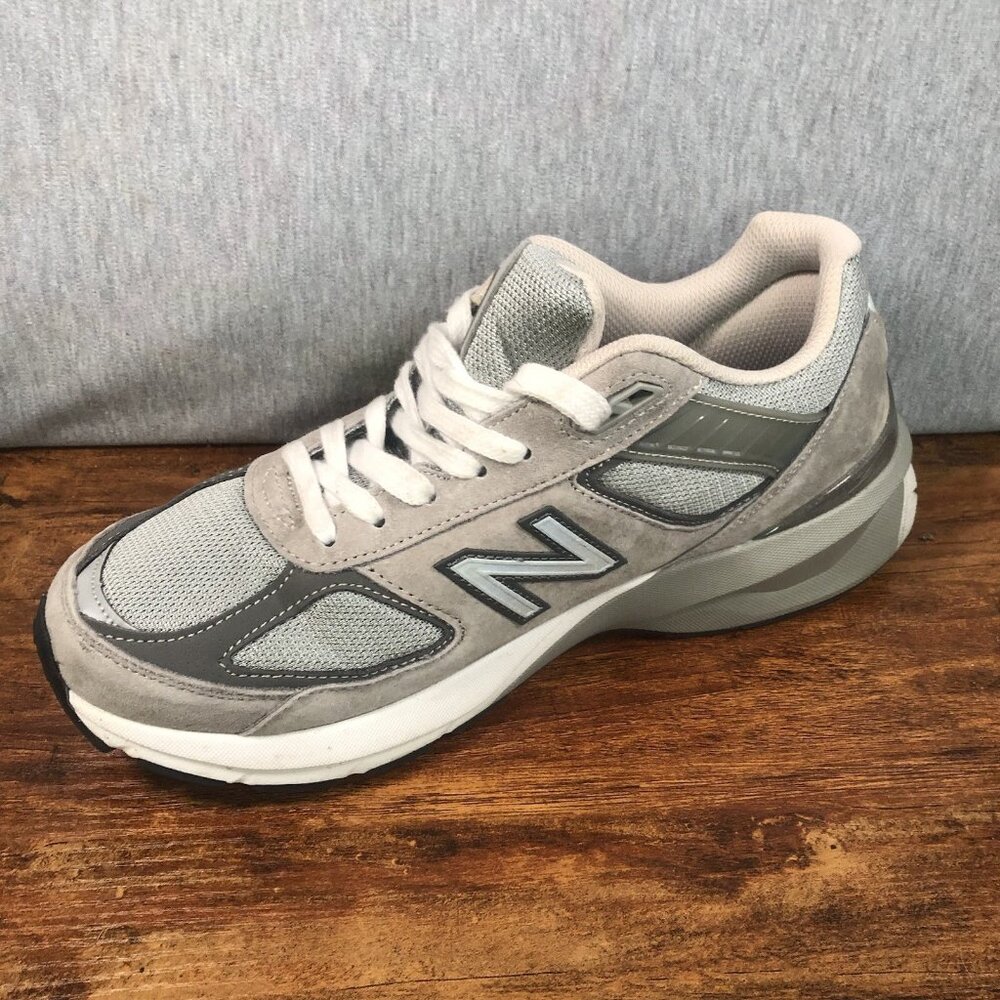 New Balance 990v5 Made in USA Castlerock Men’s Size 9 W990GL5 Gray Suede Shoes - Picture 6 of 11